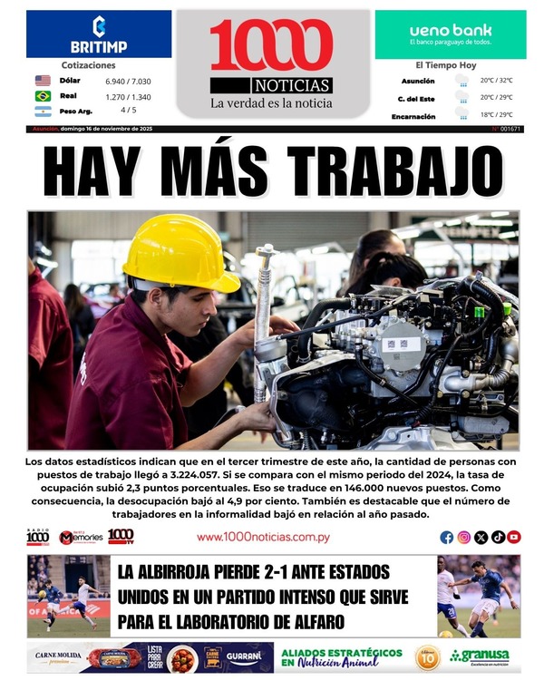 16 de noviembre de 2025