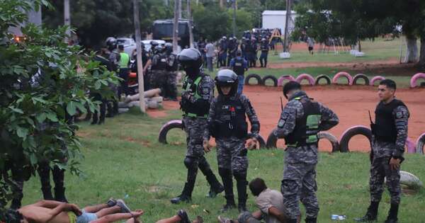 La Nación / Pantanal: en operativo detienen a 9 personas e incautan drogas y armas