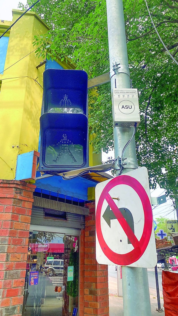 Asunción Estrena Primer Semáforo para Personas No Videntes