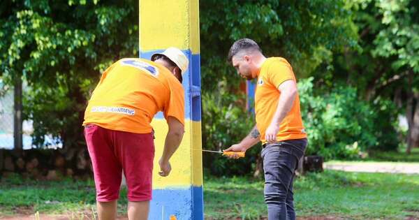 Diario HOY | Jóvenes de Luque buscan devolver su esencia a la ciudad con el “azul y oro”