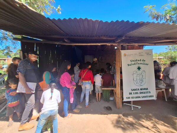 Amambay: centenar de personas reciben atención médica en Asentamiento Jesús Misericordioso