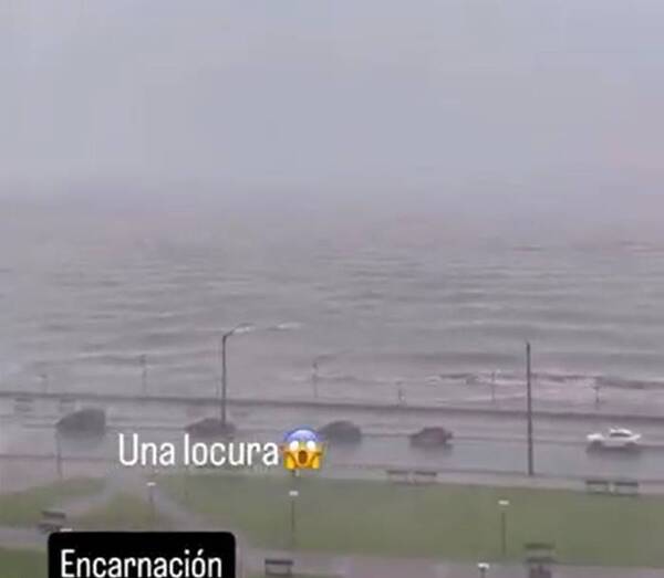 [VIDEO] Viento vaí: Sustazo en shopping de Encarnación
