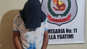 Villa Ygatimí: Un adolescente resulta herido en la cabeza por un disparo y hay un detenido