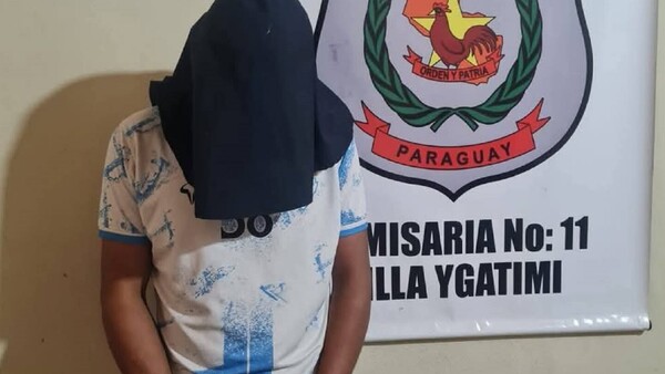 Villa Ygatimí: Un adolescente resulta herido en la cabeza por un disparo y hay un detenido