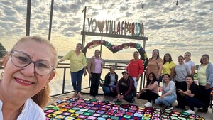 Árbol navideño de crochet, talento made in Villa Florida