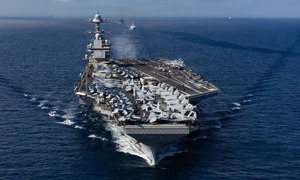 Portaaviones más grande de EE.UU. entra al Caribe