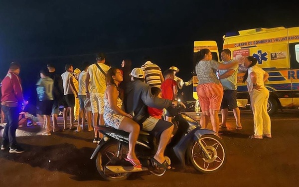 Choque Frontal Entre Motociclistas Deja Heridos En La Entrada Al Barrio Santo Domingo - Concepción al Día