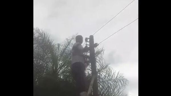 Murió electrocutado al querer arreglar un cable suelto durante el temporal