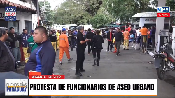 Funcionarios de Aseo Urbano denuncian “persecución sindical y negocio de la basura” en Asunción