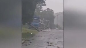 Vientos superaron los 100 km/h durante el temporal que afectó al país