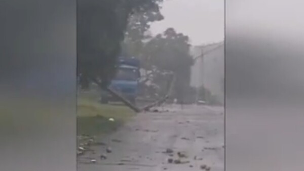 Vientos superaron los 100 km/h durante el temporal que afectó al país