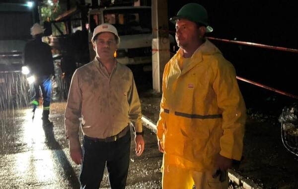 Cuadrillas de la ANDE repusieron el servicio eléctrico rápidamente