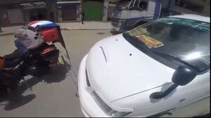 “‘Bajate, hijo de…’": paraguayo perdió la paciencia en ruta boliviana