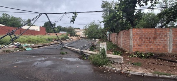 ANDE buscará restablecer al 100% el servicio de energía para este lunes