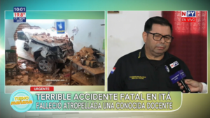 Consternación en Itá por la muerte de docente atropellada por un conductor alcoholizado