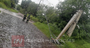 VIENTOS ALCANZARON LOS 94 KILÓMETROS POR HORA EN ENCARNACIÓN