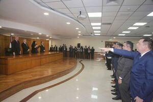 Autoridades judiciales tomaron juramento a magistrados, fiscales y defensores