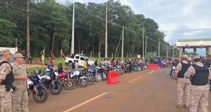 Operativo anti carreras clandestinas en Minga Guazú