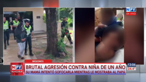 Brutal agresión: madre intenta asfixiar a su bebé durante videollamada con el padre