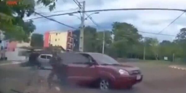 Trabajador se salva de asalto armado gracias a maniobra