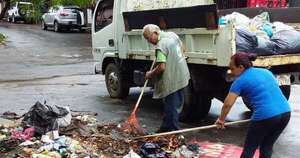 La Nación / Conflicto interno en Aseo Urbano impidió recoger la basura en Asunción