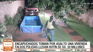 Encapuchados roban millonario botín a una familia en Presidente Franco