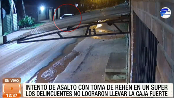 Intento de asalto con toma de rehén en un supermercado