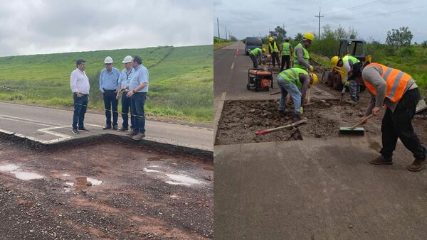 EBY inicia la reparación del camino Ayolas – San Cosme con supervisión del Director General
