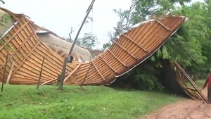 Una compañía de Caraguatay fue la más afectada por el destructivo temporal