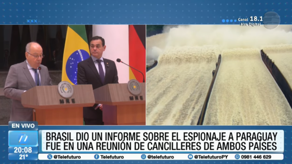 Brasil dio un informe "confidencial" sobre el espionaje a Paraguay
