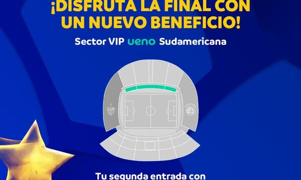 La final de la CONMEBOL Sudamericana se vive mejor en el VIP ueno Sudamericana.