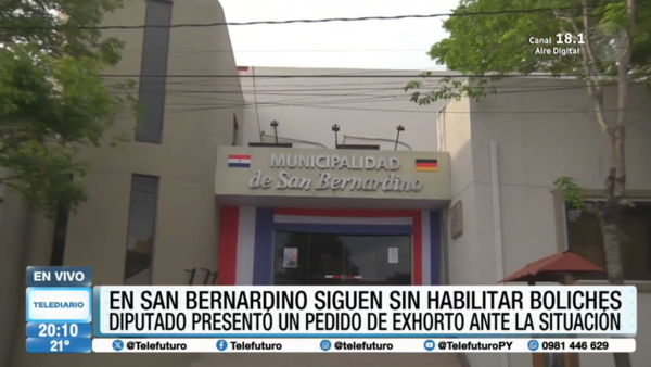 En San Bernardino siguen sin habilitar los boliches