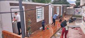 Temporal dejó sin aulas a niños en el Refugio Copaco de Asunción - Nacionales - ABC Color