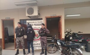 Aprehenden a un hombre y recuperan motocicleta robada 