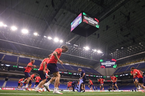 Último entrenamiento en San Antonio en el cierre de la gira por Norteamérica
