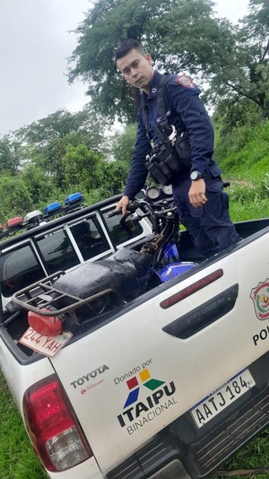 Recuperan una de las dos motocicletas denunciadas como hurtadas en Yby Yaú - Concepción al Día