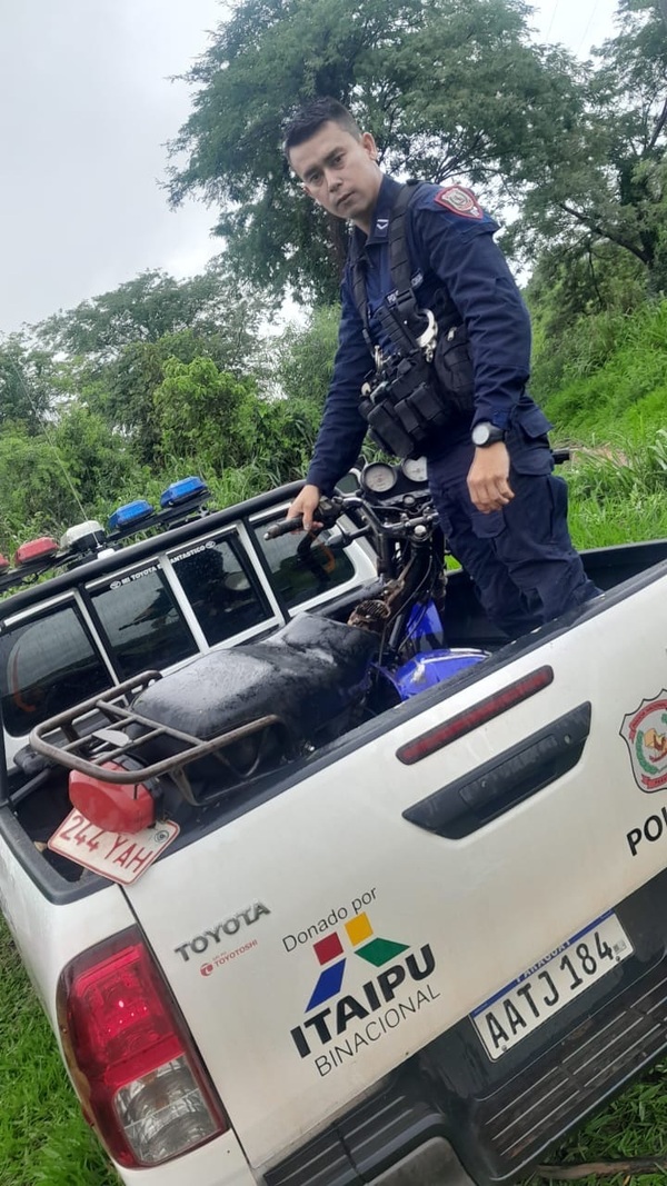 Recuperan una de las dos motocicletas denunciadas como hurtadas en Yby Yaú - Concepción al Día