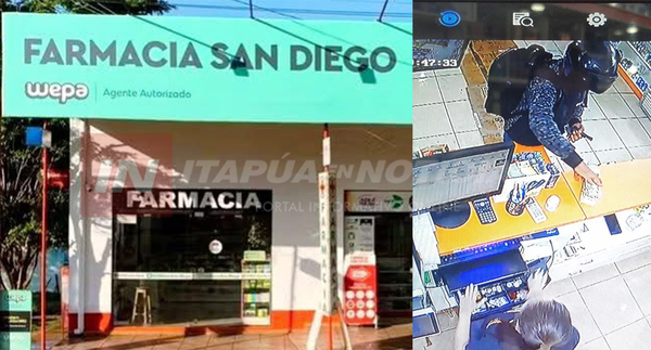 ROBO AGRAVADO EN FARMACIA DE MARÍA AUXILIADORA