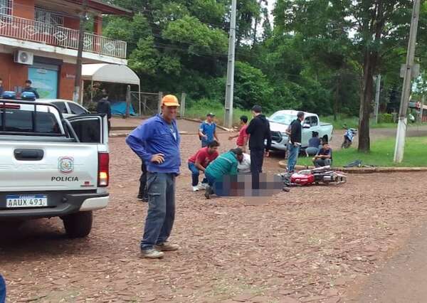 Hijo adolescente de intendente colorado protagoniza accidente sobre ruta PY06 - Policiales - ABC Color