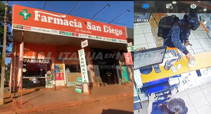 ROBO AGRAVADO EN FARMACIA DE MARÍA AUXILIADORA