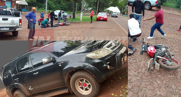 MENOR DE EDAD AL MANDO DE UNA CAMIONETA PROTAGONIZÓ GRAVE ACCIDENTE EN CAPITÁN MIRANDA