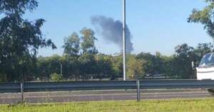 La Nación / Reportan incendio en la zona de Laguna Grande