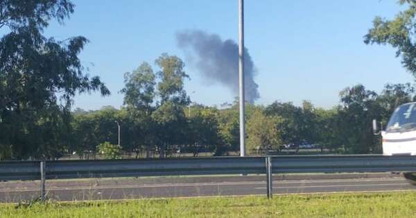 La Nación / Reportan incendio en la zona de Laguna Grande