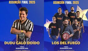 ¡Artistas confirmados para la final de la Sudamericana en Asunción! | Unicanal