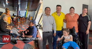 JORNADA DE SOLIDARIDAD: ENTREGAN SILLAS DE RUEDAS ESPECIALES EN CAMBYRETÁ