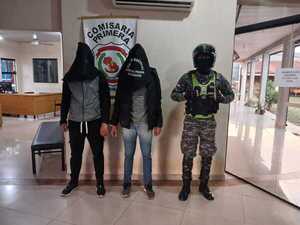 Encarnación: Recuperan motocicleta robada y detienen a dos sospechosos