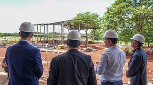 Verifican avances de las obras del Centro TASK Paraguay