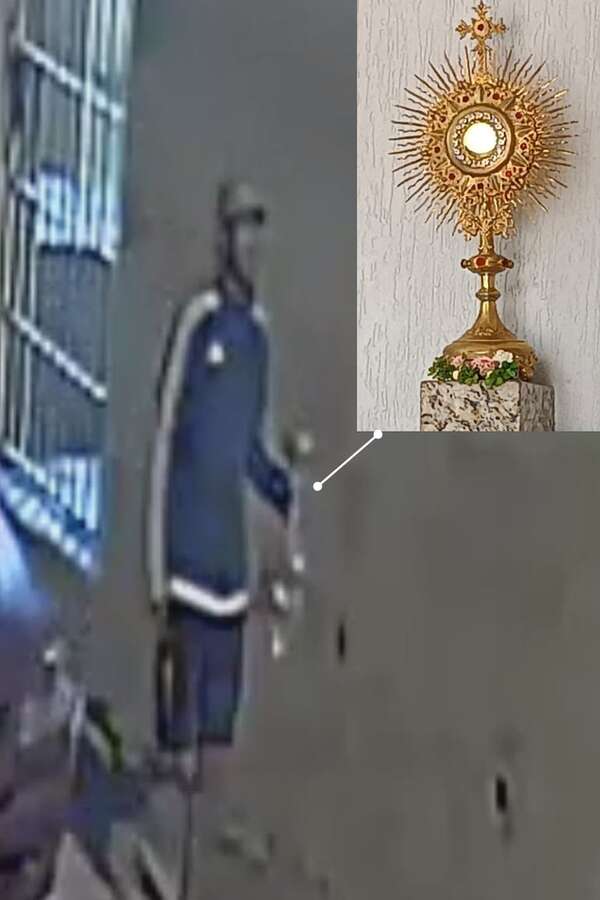 Video: recuperan custodia del Santísimo hurtada de la Parroquia Las Mercedes - Policiales - ABC Color