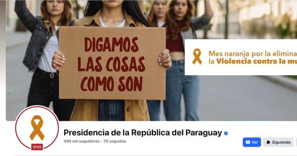 La Nación / Redes sociales del Gobierno en tono naranja para decir las cosas como son
