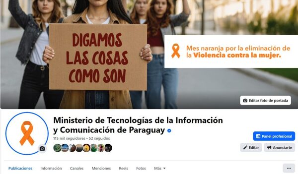 El Gobierno tiñe sus redes de naranja con el lema "Digamos las cosas como son"